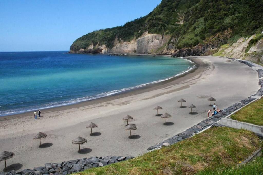 Apartamento Vista Do Mar A Ribeira Quente Luaran gambar